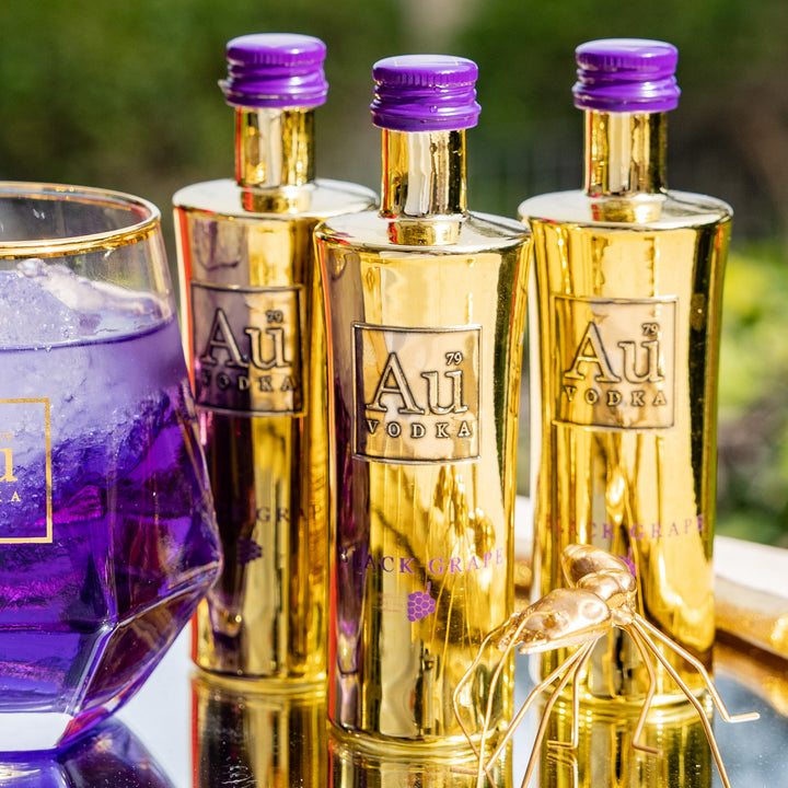 Au Vodka Black Grape Miniature